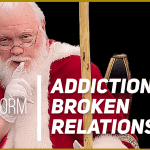 a man in a santa garment. From Brokenness to Blessing: A Journey of Faith, Redemption, and Resilient Love